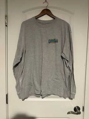 Cuffy’s Cape Cod Long Sleeve Graphic Tee - Gray
